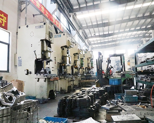 Punching equipment display